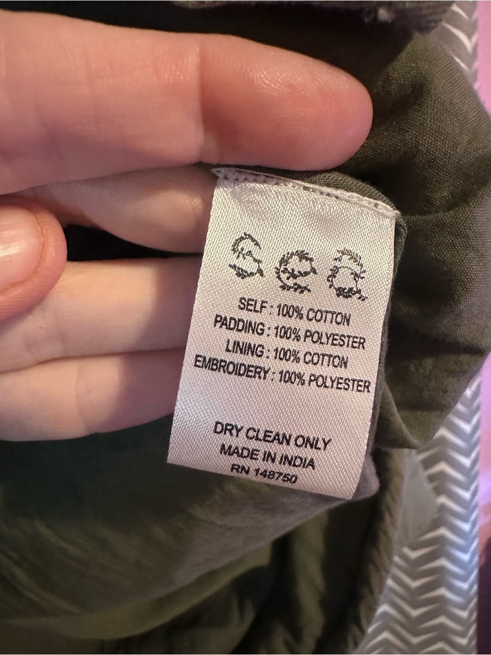 NWT SEA New York | Patchwork Shacket Army, size S - Picture 7 of 7